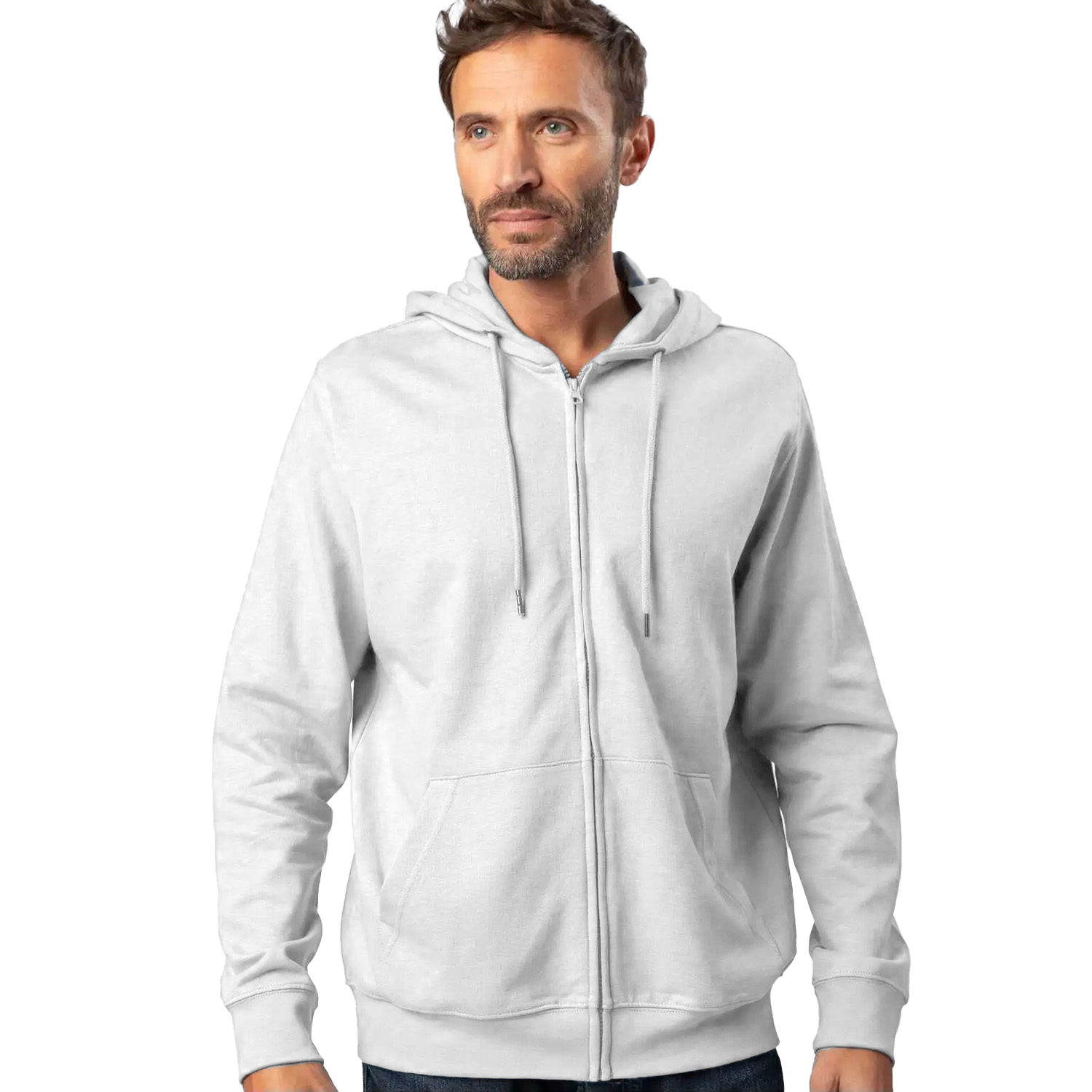 Felpa maglia Unisex con Zip e Cappuccio lavoro operaio casual sportiva uomo Personalizzabile